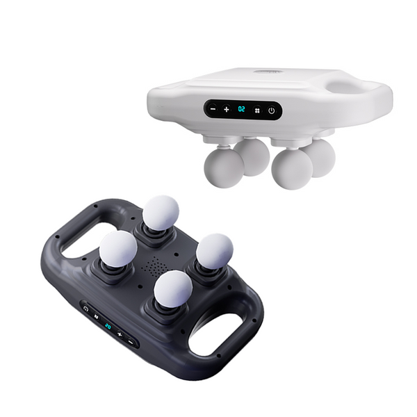 4 Heads Handheld Body Back Vibration Massager